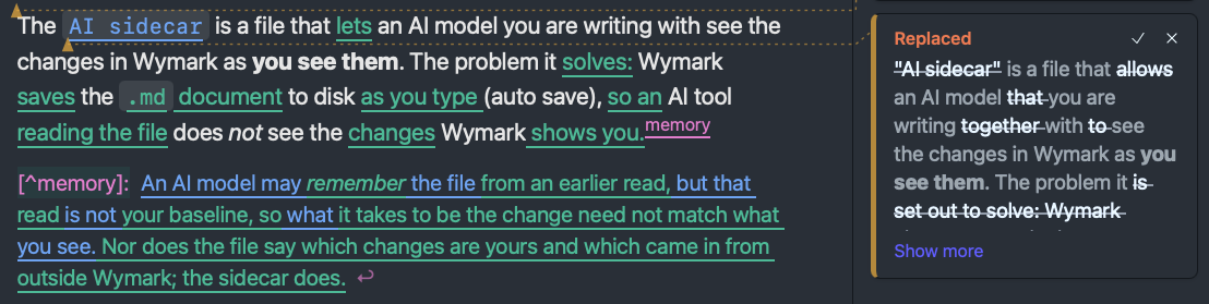 The same in dark mode.